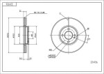 HART Тормозной диск 224 926
