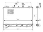 HART Radiaator, mootorijahutus 637 156