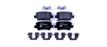 HELLA Piduriklotsi komplekt,  ketaspidur 8DB 355 006-751