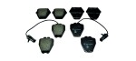 HELLA Piduriklotsi komplekt,  ketaspidur 8DB 355 009-031