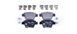 HELLA Piduriklotsi komplekt,  ketaspidur 8DB 355 011-821