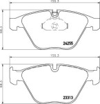HELLA Piduriklotsi komplekt,  ketaspidur 8DB 355 013-931