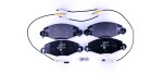 HELLA Piduriklotsi komplekt,  ketaspidur 8DB 355 019-421