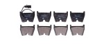 HELLA Piduriklotsi komplekt,  ketaspidur 8DB 355 023-081