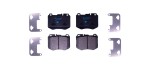 HELLA Piduriklotsi komplekt,  ketaspidur 8DB 355 037-971