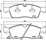 HELLA Piduriklotsi komplekt,  ketaspidur 8DB 355 039-961