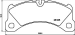 HELLA Piduriklotsi komplekt,  ketaspidur 8DB 355 040-201