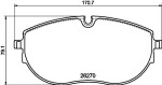HELLA Piduriklotsi komplekt,  ketaspidur 8DB 355 040-891