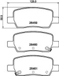 HELLA Piduriklotsi komplekt,  ketaspidur 8DB 355 044-301