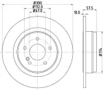 HELLA Piduriketas PRO 8DD 355 114-211