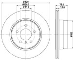 HELLA Piduriketas PRO High Carbon 8DD 355 128-761
