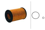 HELLA Õlifilter 8ZO 366 100-001