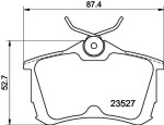 HELLA PAGID Piduriklotsi komplekt, ketaspidur 8DB 355 009-511