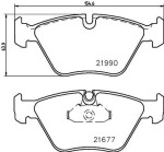 HELLA PAGID  Piduriklotsi komplekt,ketaspidur 8DB 355 010-711