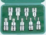 kuuskant kuuskant padrunid 1/2 "profiil XZN 7osa. + 2osa. L = 55mm