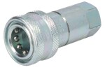 FASTER HNV 14 GAS F / hydraulic connection socket, connection size: 1/4inch 1/4inch bsp 17i/min iso stardard: 1179-1