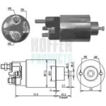 HOFFER Starteri magnetlüliti / solenoid 46029