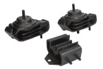 HARDRACE HR7002 / reinforced pads set of 3 pcs, right/left, lower, fits: nissan 240sx, silvia 2.0/2.4 07.88-