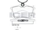 ICER Piduriklotsi komplekt,  ketaspidur 180789-700