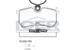 ICER Piduriklotsi komplekt,  ketaspidur 181265-700