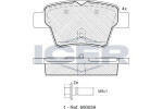 ICER Piduriklotsi komplekt,  ketaspidur 181729-701