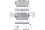 ICER Piduriklotsi komplekt,  ketaspidur 182072-066