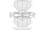 ICER Piduriklotsi komplekt,  ketaspidur 182445