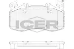 ICER  Комплект тормозных колодок, дисковый тормоз 182447