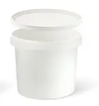 plastik ämber pp valge kaanga värvide ja lakkide segamiseks ja säilitamiseks 0.155L