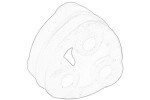 OE ISUZU ISU8970806940 / exhaust system mount fits: isuzu forward f, grafter, n (5th generation), n (6th generation), campo, d-max i, trooper iii, opel frontera a 4bd1t-x22xe