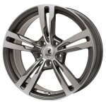 &nbsp; 9.5x21, 5x108, CH 63,4, ET: 35; velg alumiinium ITWHEELS Anna Gloss anthracite poleeritud