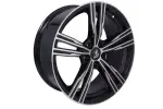 (KONTROLLIGE RATTAPAIGALDUSKOMPLEKTI) 8x19, 5x108, CH 63,4, ET: 48; Velg alumiinium ITWHEELS Amos Läikiv must poleeritud