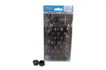padrun, kork kruvid velg 19MM must (pakend 21 tk)