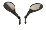 GXM J6041180364 / universal motorcycle mirror (m10, right-hand thread, homologated) black (set of 2)