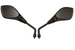 GXM J6041180506 / universal motorcycle mirror (m8, right-hand thread, homologated) black (set of 2)