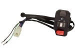 GXM J6041210250 / turn signal switch motorcycle universal with lever male plug 8pin + 2 wires