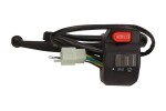 GXM J6041210254 / motorcycle light switch. universal with lever, female plug 7pin + 2 wires