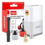 Jalgrattakompressor MINI akuga LED-ekraaniga 40W USB-C Amio