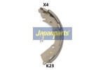 JAPANPARTS Piduriklotside komplekt GF-K23AF