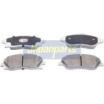 JAPANPARTS Piduriklotsi komplekt,  ketaspidur PA-0031AF