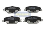 JAPANPARTS Piduriklotsi komplekt,  ketaspidur PA-0417AF