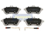 JAPANPARTS Piduriklotsi komplekt,  ketaspidur PA-0512AF