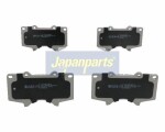 JAPANPARTS Piduriklotsi komplekt,  ketaspidur PA-205AF