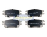 JAPANPARTS Piduriklotsi komplekt, ketaspidur PA-271AF