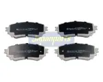 JAPANPARTS Piduriklotsi komplekt,  ketaspidur PA-350AF