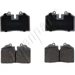 JAPANPARTS Piduriklotsi komplekt,  ketaspidur PA-9015AF