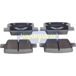 JAPANPARTS Piduriklotsi komplekt,  ketaspidur PP-0333AF