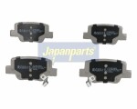 JAPANPARTS Piduriklotsi komplekt,  ketaspidur PP-224AF