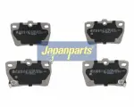 JAPANPARTS Piduriklotsi komplekt,  ketaspidur PP-256AF