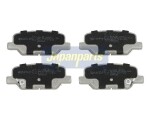 JAPANPARTS Piduriklotsi komplekt,  ketaspidur PP-315AF